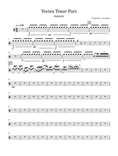 Vortex Tenor Part