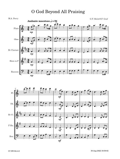 O God Beyond All Praising – Gustav Holst