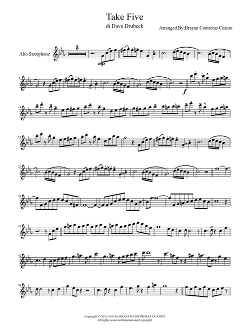 Take Five Sax