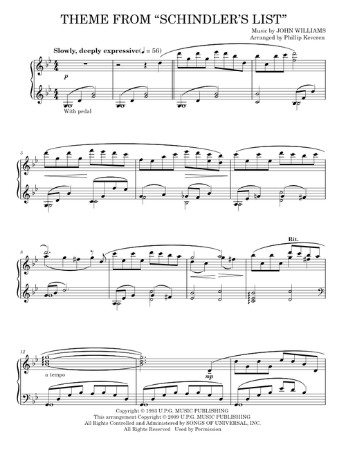 Theme from Schindler's List - John Williams