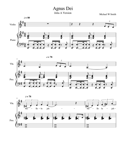 Agnus Dei by Michael W. Smith