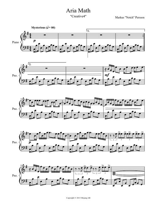 Aria Math ("Creative4")