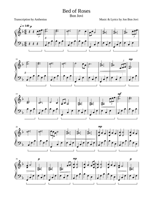 Bed of Roses - Bon Jovi