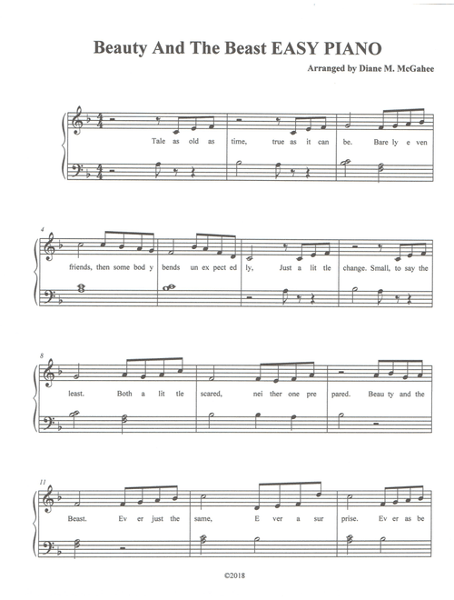 Theme From "beauty And The Beast" (Arr. Diane M. McGahee) - Lee Elwood Holdridge (Small Ensemble)
