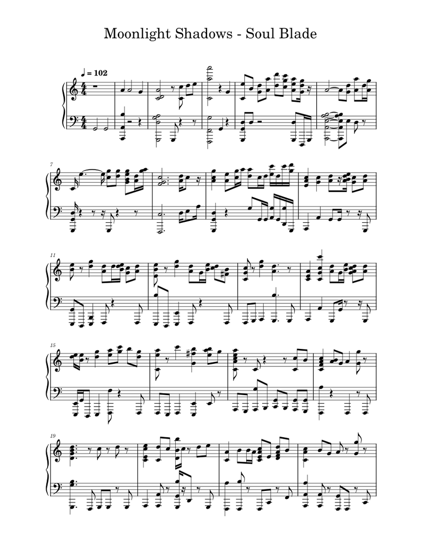 S/楽譜/シャネルズ/SOUL SHADOWS/バンドスコア