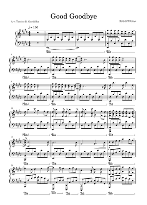 Play Official version of Good Goodbye Sheet Music by Hwasa (화사