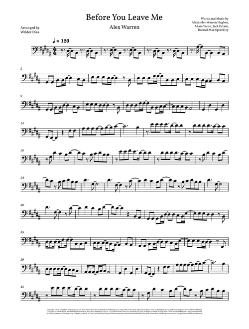 Before You Leave Me (Arr. Welder Dias) - Alex Warren (Cello Solo)