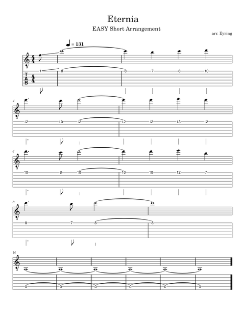 Masters of the Universe (2026) Eternia EASY Guitar
