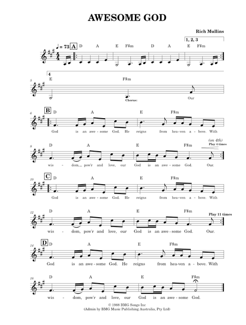 Awesome God – Hillsong United
