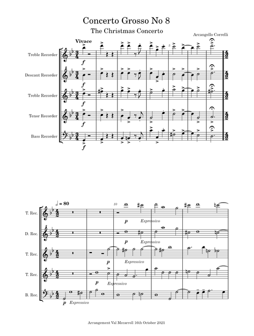 Concerto grosso in G minor 'Fatto per la Notte di Natale', Op.6 No.8 – Arcangelo Corelli