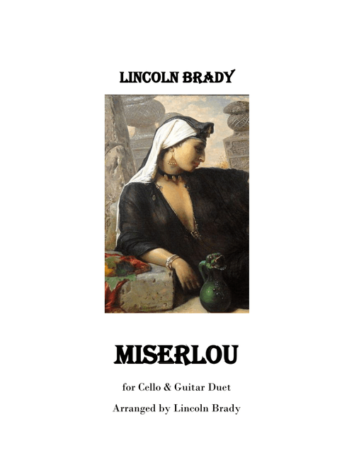 MISERLOU - Cello and Guitar Duet (Arr. LINCOLN BRADY) - Traditional Eastern Mediterranean (Instrumental Duet)