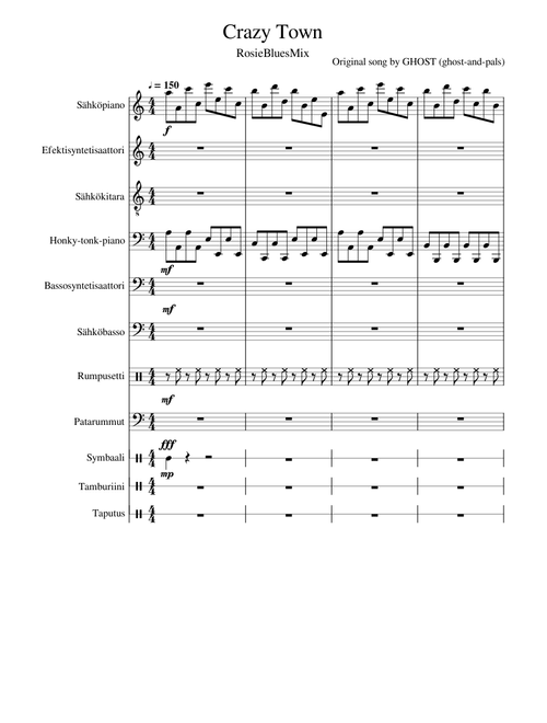 Crazy Town Arrangement
