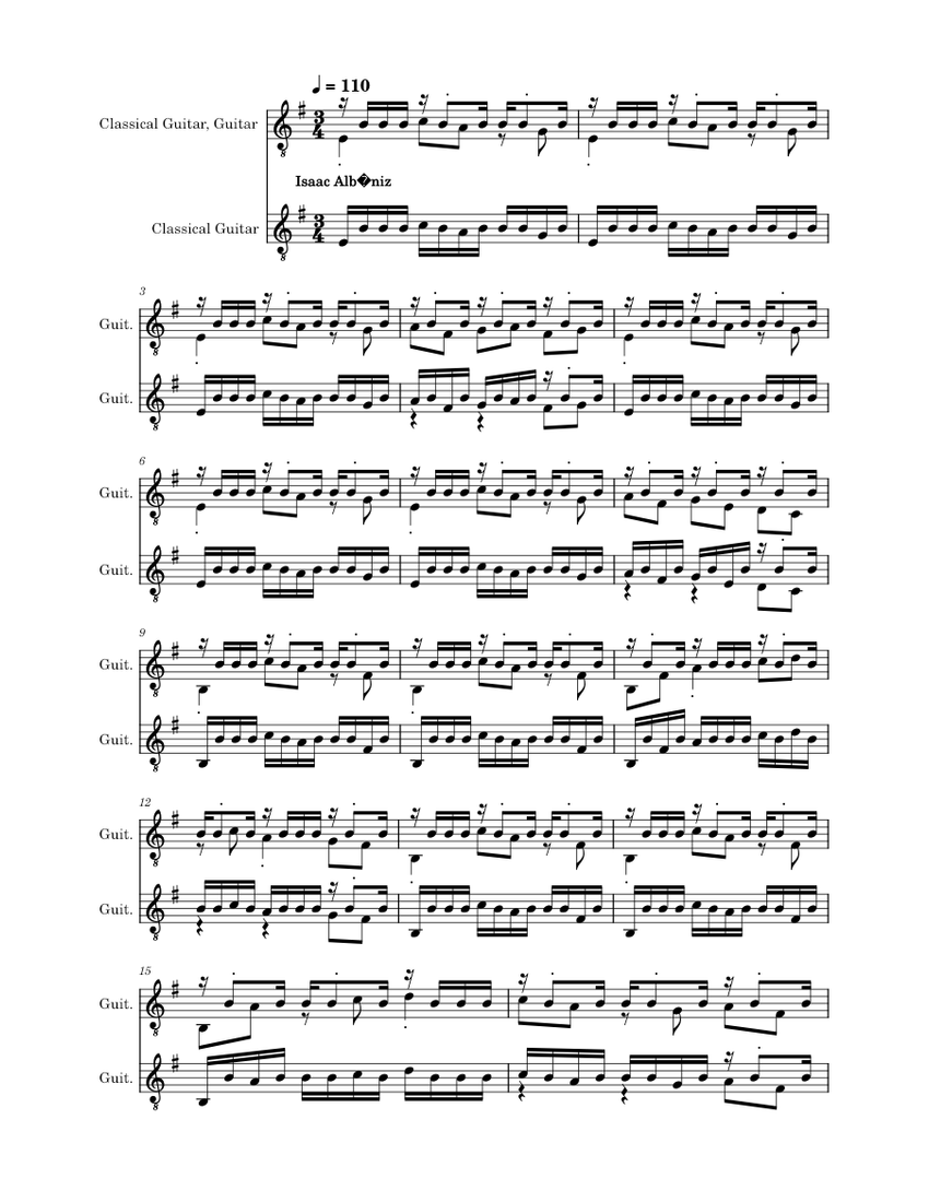 Albeniz asturias guit piano tutorial