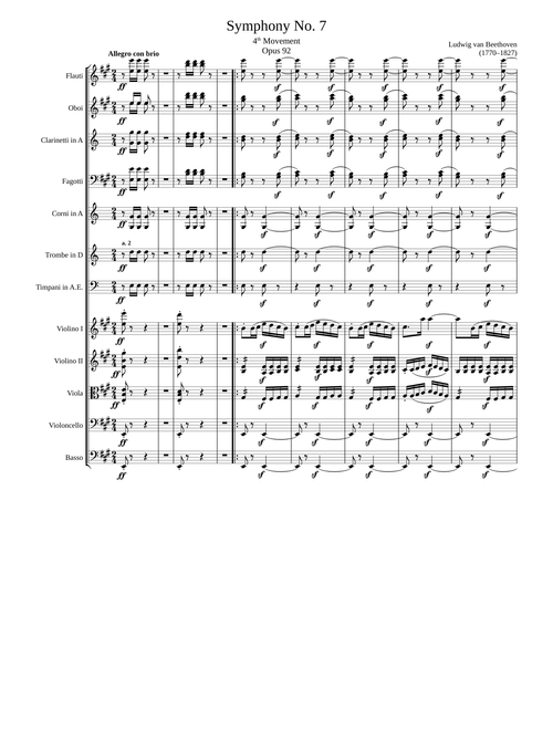 Symphony No. 7, 4th Movement