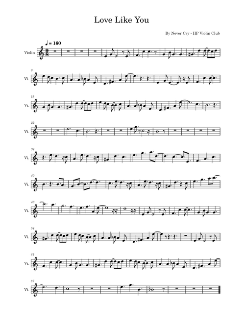 Love Like You Violin
