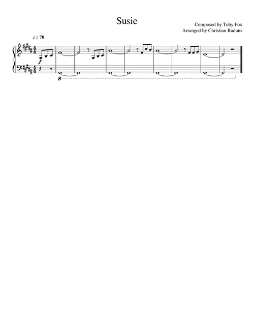 Susie (Deltarune) - Arranged for Piano