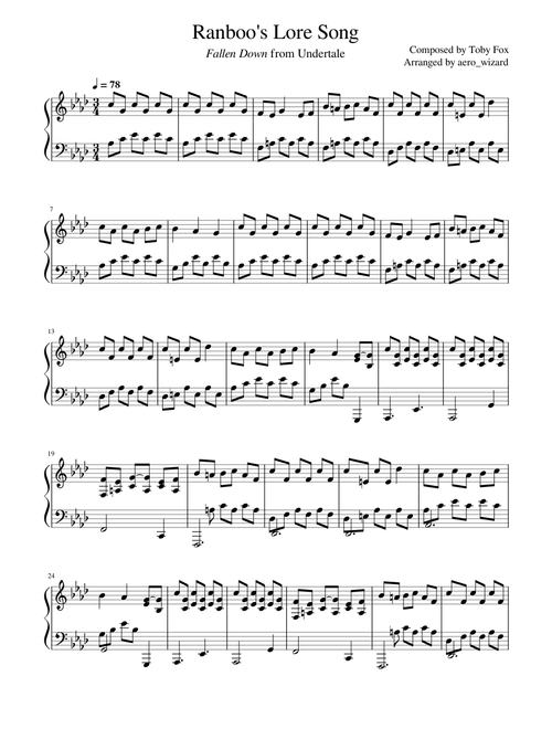 Ranboo Lore Song (Piano Cover)