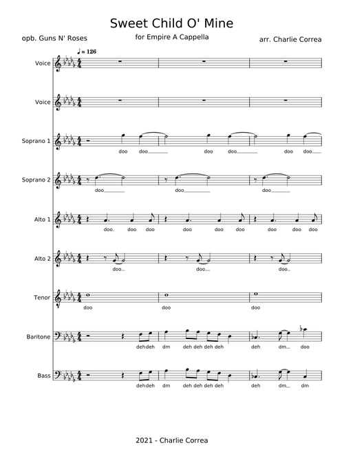 Sweet Child O' Mine - Guns N' Roses