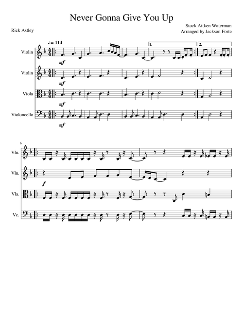 Never Gonna Give You Up