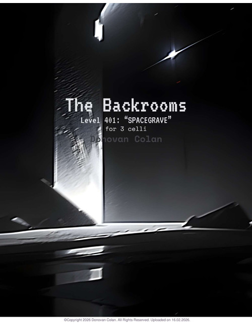 'SPACEGRAVE' The Backrooms, Level 401 - Cello Trio - Donovan Colan, 2025