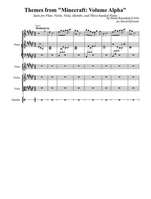 Themes from "Minecraft - Volume Alpha" (REPOSTED)