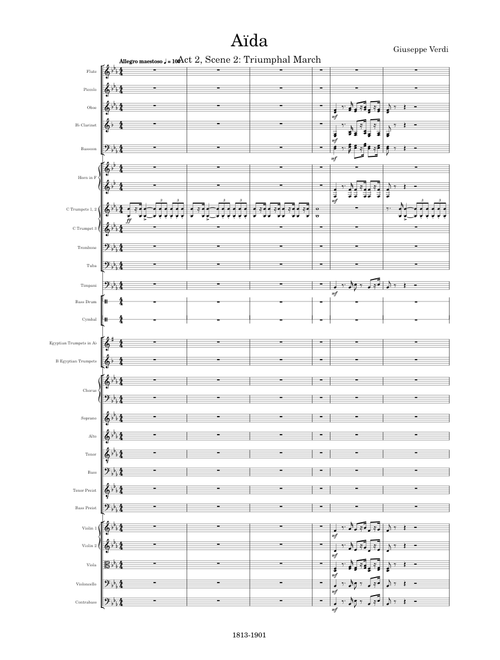 Aïda / Act 2, Scene 2: Triumphal March – Giuseppe Verdi