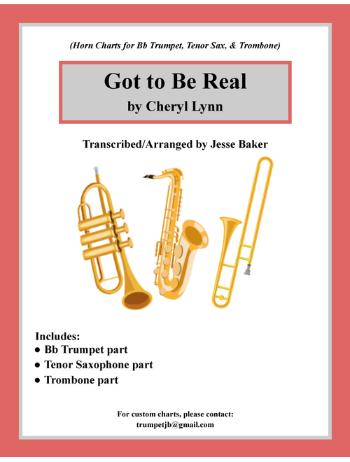Got To Be Real (Arr. Jesse Baker) - Cheryl Lynn (Cover Band)