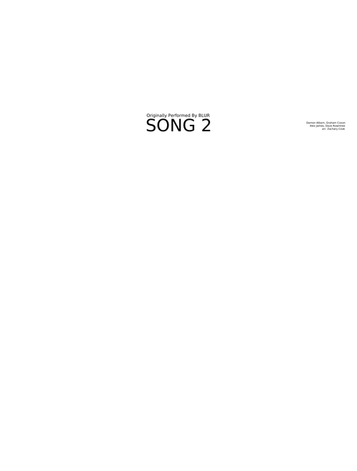 Blur - Song 2 (For Marching/Pep Band) (WIP)