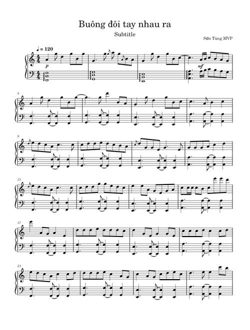 Buông Đôi Tay Nhau Ra – Sơn Tùng M-TP
