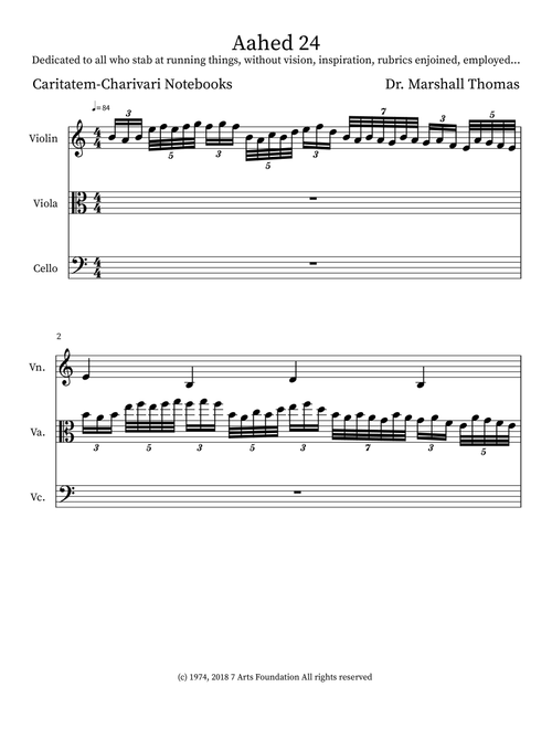 Aahed 24 - Celebrity Chamber Players (Small Ensemble)