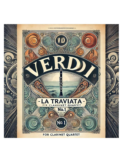 Traviata (Preludio) for clarinet quartet (Arr. Iryna Osaulenko) - GVerdi (Woodwind Ensemble)