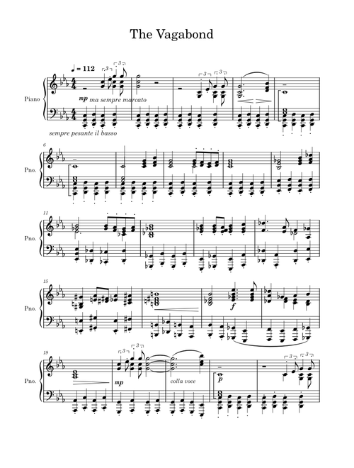 The Vagabond – Ralph Vaughan Williams