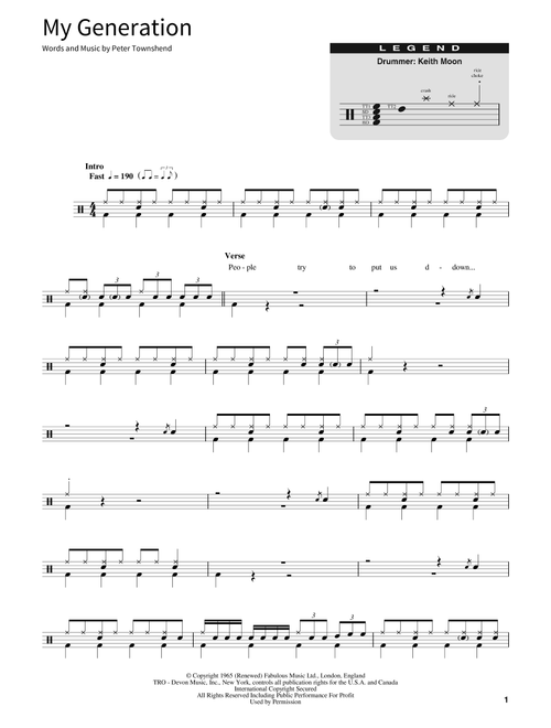 My Generation - The Who (School of Rock - Drums)