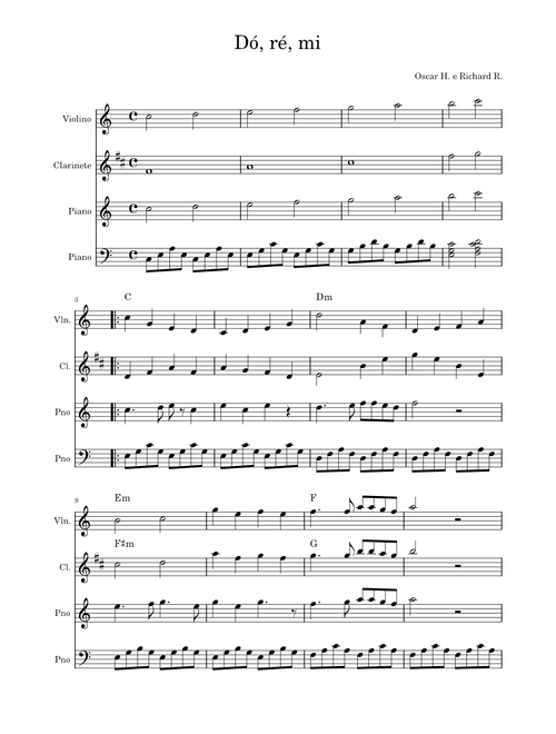 Do-Re-Mi – Rodgers & Hammerstein Dó ré mi