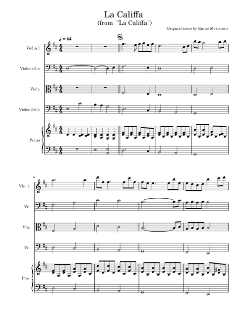La Califfa(Lady Caliph) by Ennio Morricone