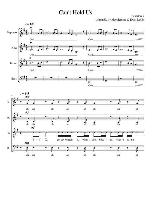 Pentatonix - Can't Hold Us