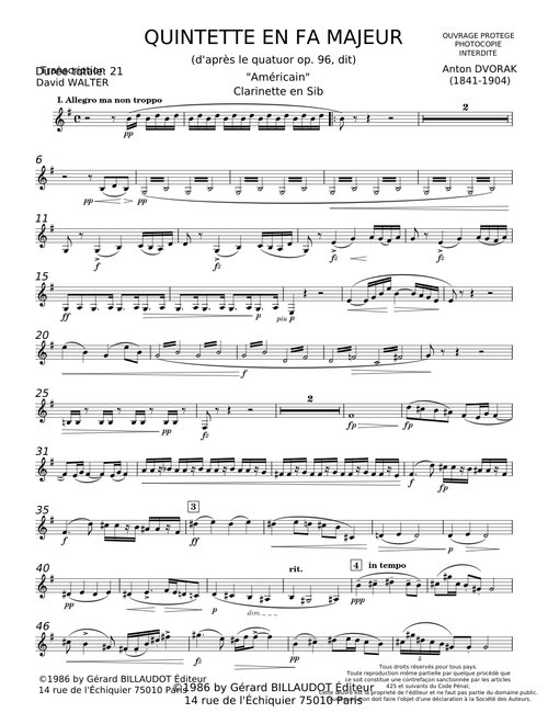 String Quartet No.12, Op.96 (“American”) - Antonín Dvořák