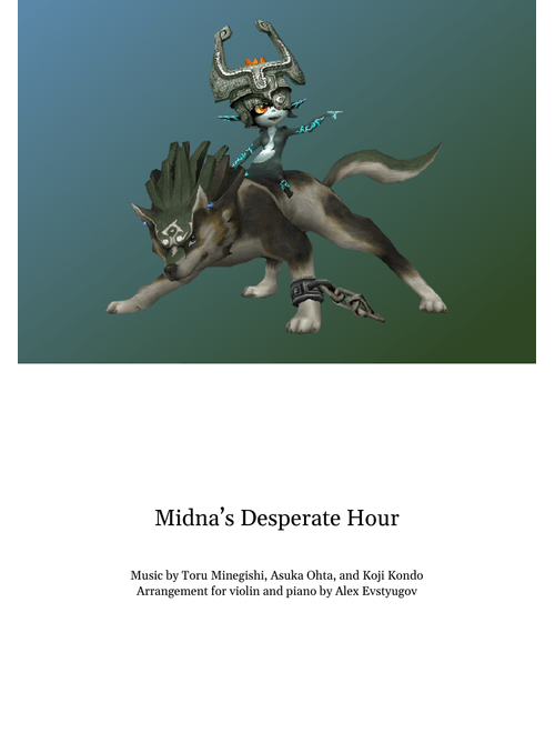 Midna’s Lament — The Legend of Zelda: Twilight Princess — easy violin and piano