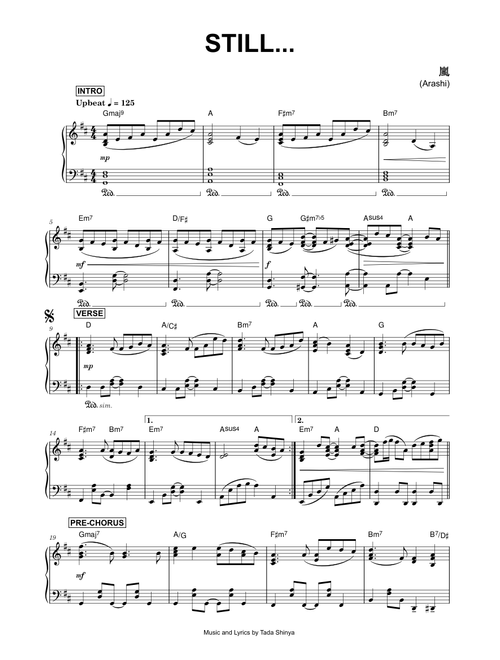 Still… - 嵐 (Arashi) (Piano)