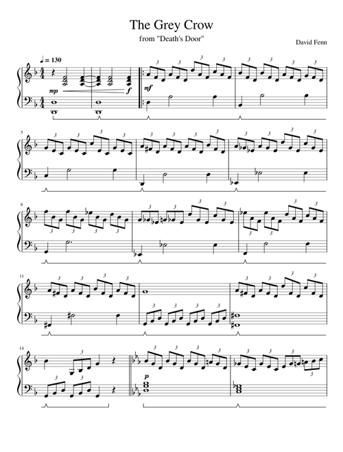 The Grey Crow – David Fenn - Piano