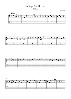 Free Solfège Des Solfèges by Adolphe Danhauser sheet music