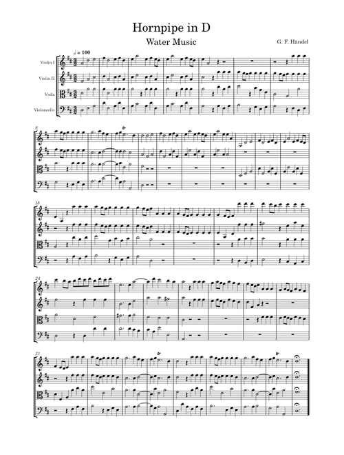 Water Music, HWV 348-350 – Georg Friedrich Händel