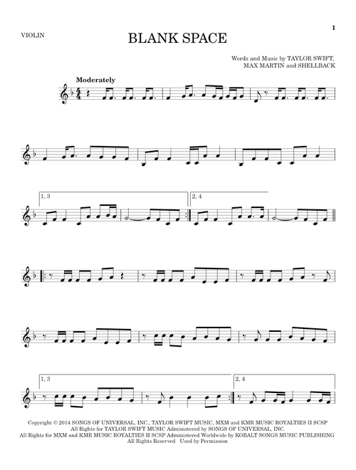 Blank Space - Taylor Swift (Violin Solo)
