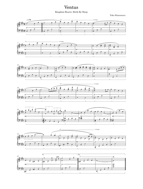 Ventus (Kingdom Hearts) – Yoko Shimomura