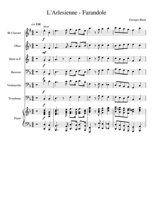 Farandole (from 'L'Arlesienne') – Georges Bizet