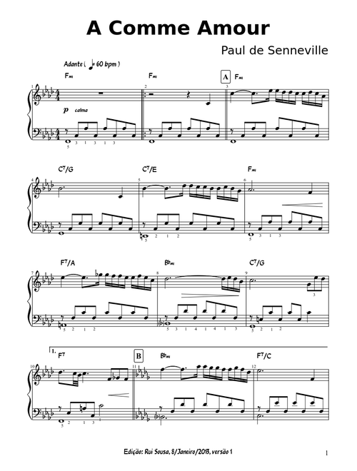 A Comme Amour - Richard Clayderman