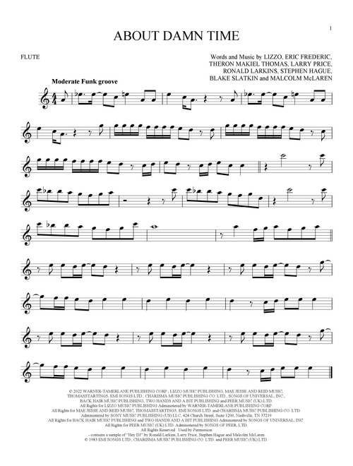 About Damn Time - Lizzo (Flute Solo)