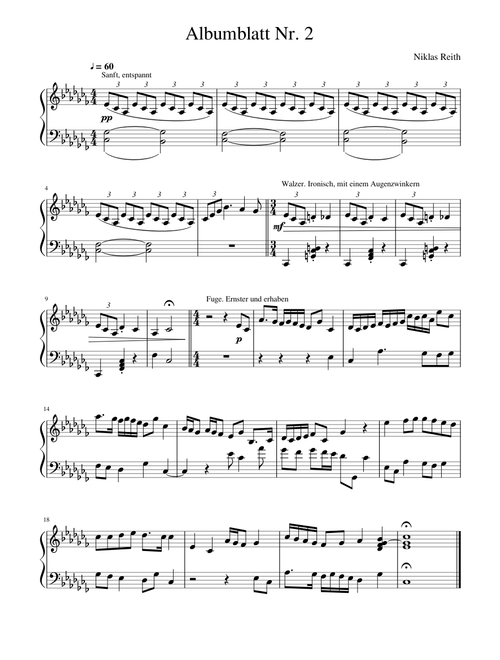 Albumblatt Nr. 2