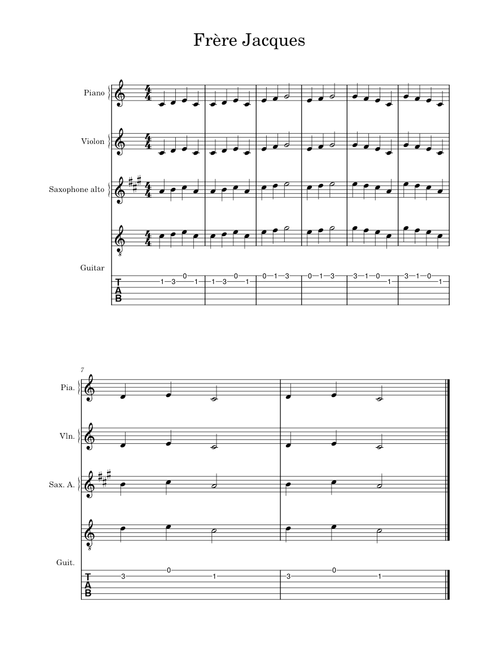Frere jacques – Misc Traditional Musique Traditionnelle Frère Jacques
