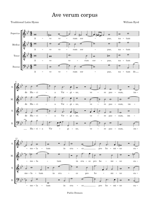 Ave verum corpus - William Byrd